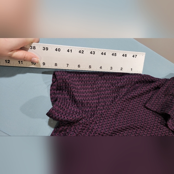 Michael Taylor Button Up Short Sleeve Shirt Purple Size 20. - Picture 11 of 12